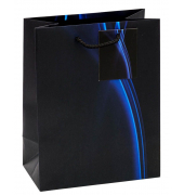 Geschenktasche 85013-SG Business Wave, allgemein, Kunststoffkordel mit Karte, Wave, 18cm x 23cm