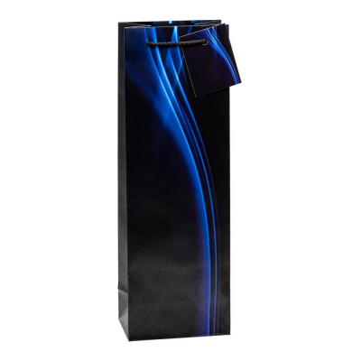 Geschenktasche 85293-SG Business Wave, allgemein, Kunststoffkordel mit Karte, Wave, 12cm x 36cm