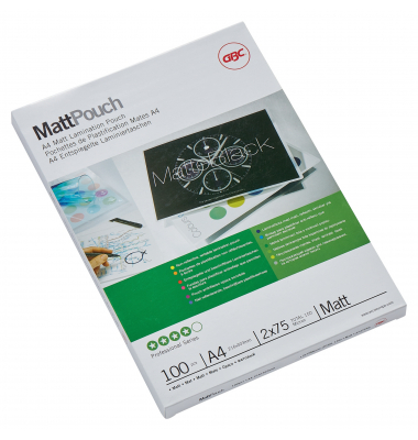 Laminierfolien Matt Pouch Professional 3747240, A4, 216x303mm, 75mic x2, matt