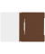 Schnellhefter 4191 4191-00-75, A4, braun, Polyvinylchlorid (PVC), 250g, Vorderdeckel transparent