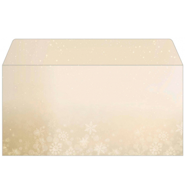 Weihnachtsumschläge Golden Christmas Night DU633, Din Lang, 90g