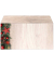 Weihnachtsumschl&auml;ge Weihnachtssterne / Tannenzweige Chalet Style DU442, Din Lang, 90g