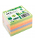 Haftnotizen 5854-76PG-6, Spring, 75x75mm, gr&uuml;n/gelb/orange/violett, ohne, quadratisch