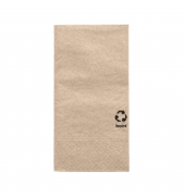 Serviette RC 88531 3lg 1/8Falz 33x33cm natur 100St