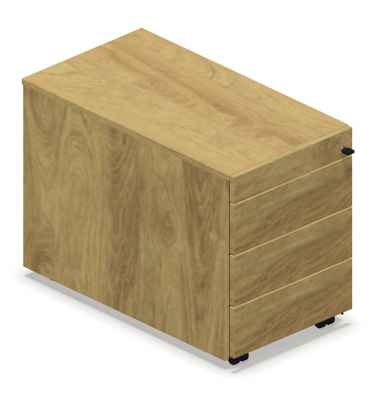 Rollcontainer 4Auszüge natural hickory