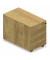 Rollcontainer 4Auszüge natural hickory