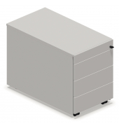 Rollcontainer 4Ausz&uuml;ge platinum