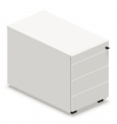 Rollcontainer 4Auszüge weiß