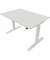 Schreibtisch eModel 2.0, elektrisch höhenverstellbar, 65-130cm (H), 120x80cm (BxT), rechteckig, weiß / weiß