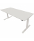 Schreibtisch eModel 2.0, elektrisch höhenverstellbar, 65-130cm (H), 180x80cm (BxT), rechteckig, weiß / weiß