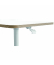 Schreibtisch Ergo, elektrisch höhenverstellbar, 75-114cm (H), 80x60cm (BxT), rechteckig, weiß / weiß