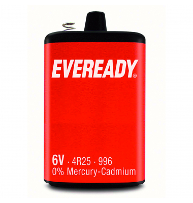 Batterie Eveready, 4R25 / Sicherheitsbatterie / 4R25, 6 Volt