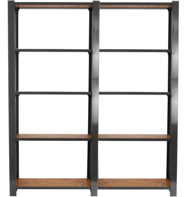 Regal OFFICLICK 8425437127632 grau, braun 160,0 x 30,0 x 210,0 cm Regal OFFICLICK 8425437127632 grau, braun 160,0 x 30,0 x 210,0 cm