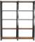 Regal OFFICLICK 8425437127632 grau, braun 160,0 x 30,0 x 210,0 cm
