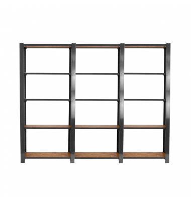 Regal OFFICLICK 8425437127649 grau, braun 240,0 x 30,0 x 210,0 cm Regal OFFICLICK 8425437127649 grau, braun 240,0 x 30,0 x 210,0 cm