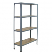 Regal SIMONHOME CLICK MINI 8425437137006 grau, eiche 80,0 x 30,0 x 160,0 cm