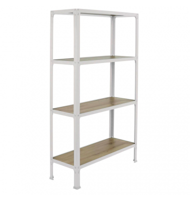 Regal SIMONHOME CLICK MINI 8425437137037 weiß, eiche 80,0 x 30,0 x 160,0 cm