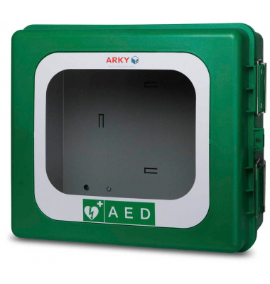 Outdoor-Wandschrank für Defibrillator Außenschrank ohne Füllung grün Outdoor-Wandschrank für Defibrillator Außenschrank ohne Füllung grün