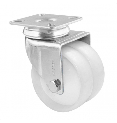 WAGNER design yourself Apparate-Doppel-Lenkrolle ECO RO 1277 weiß