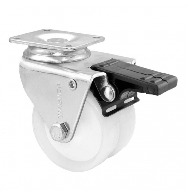 WAGNER design yourself Apparate-Doppel-Lenkrolle ECO RO 3277 weiß