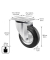WAGNER design yourself Transportgeräte-Lenkrolle RO 6160 silber
