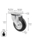 WAGNER design yourself Transportgeräte-Lenkrolle RO 6184 silber