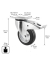 WAGNER design yourself Transportgeräte-Lenkrolle RO 7104 silber