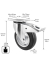 WAGNER design yourself Transportgeräte-Lenkrolle RO 7124 silber