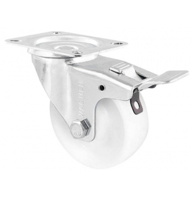 WAGNER design yourself Transportgeräte-Lenkrolle RO 7500 silber