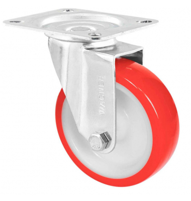 WAGNER design yourself Transportgeräte-Lenkrolle RO 6800 rot