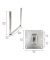 WAGNER design yourself ST 5012 Tischbein silber