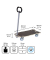 WAGNER design yourself Transportwagen STAR CARRIER EXTENDABLE MM 1187 braun 40,0 x 80,0 x 14,5 cm bis 300,0 kg
