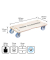 WAGNER design yourself Transportroller MM 1325 birke 29,0 x 59,0 x 11,0 cm bis 300,0 kg