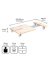 WAGNER design yourself Transportroller MM 1332 ausziehbar birke 59,0 - 86,0 x 49,0 x 11,0 cm bis 200,0 kg