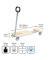 WAGNER design yourself Transportwagen STAR CARRIER EXTENDABLE MM 1333 birke 37,0 x 74,0 x 14,5 cm bis 200,0 kg