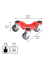 WAGNER design yourself Transportroller MM 1193 rot 16,0 x 16,0 x 6,0 cm bis 60,0 kg