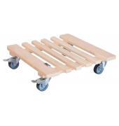 Pflanzenroller GH 0329 Holz hellbraun quadratisch 38,0 x 10,0 cm