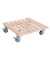 WAGNER design yourself Pflanzenroller GH 0329 Holz hellbraun quadratisch 38,0 x 10,0 cm