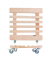WAGNER design yourself Pflanzenroller GH 0329 Holz hellbraun quadratisch 38,0 x 10,0 cm