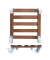 WAGNER design yourself Pflanzenroller GH 0870 Holz dunkelbraun quadratisch 45,0 x 13,0 cm