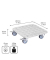 WAGNER design yourself Pflanzenroller GH 7003 Metall silber Quadratisch 29,0 x 7,5 cm