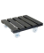WAGNER design yourself Pflanzenroller WPC GH 0540 Kunststoff anthrazit quadratisch 38,5 x 11,0 cm