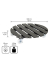 WAGNER design yourself Pflanzenroller WPC GH 0565 Kunststoff anthrazit rund 50,0 x 11,0 cm