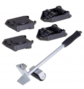 Möbelroller-Set MM 3113 schwarz 12,0 x 8,0 x 3,4 cm