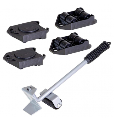 WAGNER design yourself Möbelroller-Set MM 3113 schwarz 12,0 x 8,0 x 3,4 cm