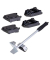 WAGNER design yourself Möbelroller-Set MM 3113 schwarz 12,0 x 8,0 x 3,4 cm