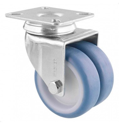 WAGNER design yourself Apparate-Doppel-Lenkrolle ECO RO 1577 grau