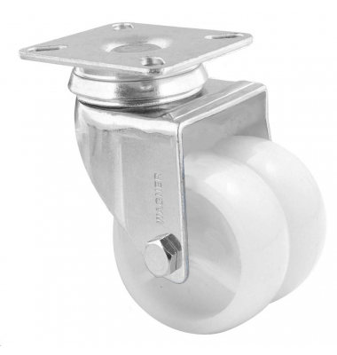 WAGNER design yourself Apparate-Doppel-Lenkrolle ECO RO 1252 weiß