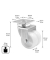 WAGNER design yourself Apparate-Doppel-Lenkrolle ECO RO 1252 weiß