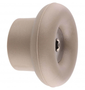 WAGNER design yourself Garderobenhaken DOT GH 0221 mit 1 Haken taupe